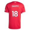 Liverpool Gakpo 18 Matchtröjor Barn Hemma Fotbollströja 2025-26